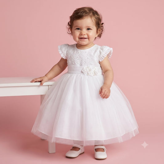 Vestido Blanco para Bautizo "Pureza"