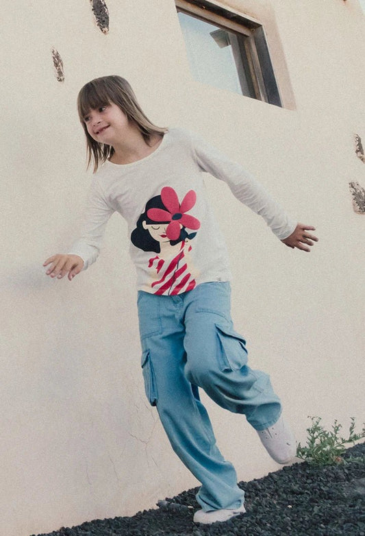 BOBOLI Pantalón para niña 411017 - Ceremonias Anny