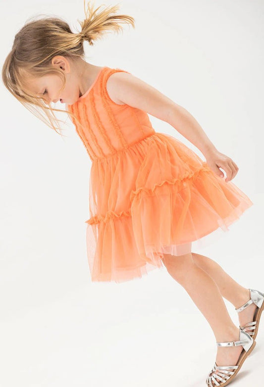 BOBOLI Vestido de tul para niña 701200 - Ceremonias Anny