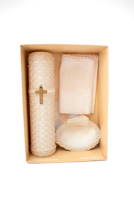 KIT DE VELA BAUTIZO Magnolia - Ceremonias Anny