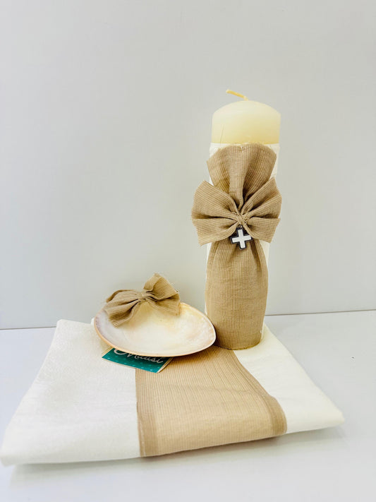 KIT DE VELA BAUTIZO Zia - Ceremonias Anny