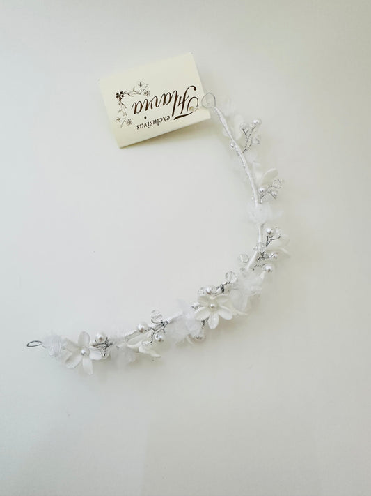 Tocado Peonia - Ceremonias Anny