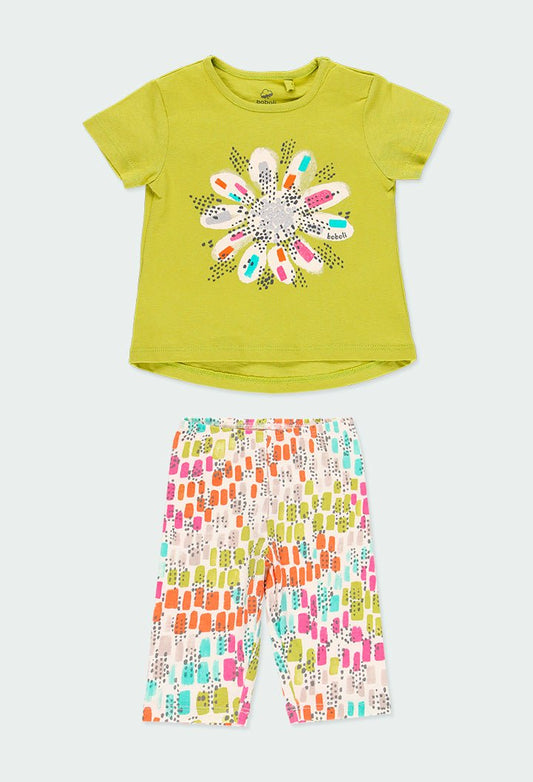 Conjunto Leggins flores colores 244112 - Ceremonias Anny