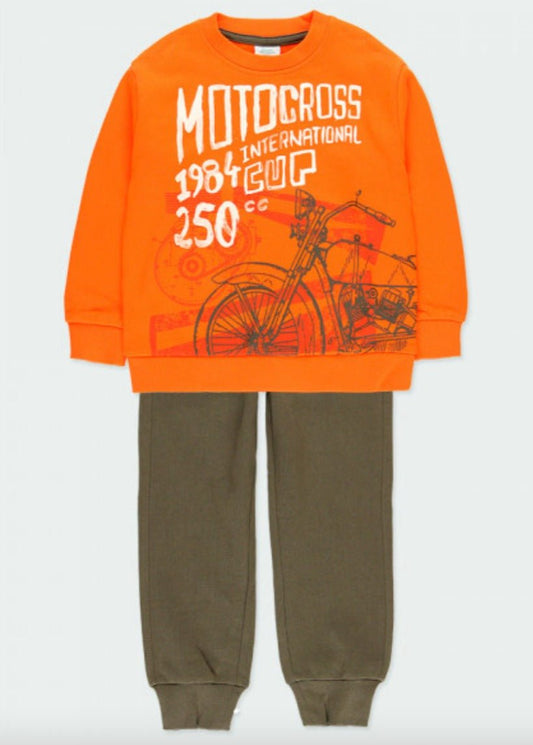 Conjunto pants naranja 523213 - Ceremonias Anny