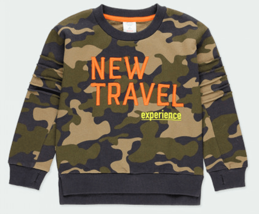 Sudadera con estampado militar 523101 - Ceremonias Anny