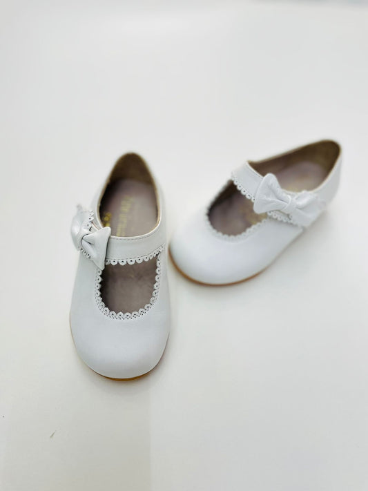 Zapato de niña con moño - Ceremonias Anny