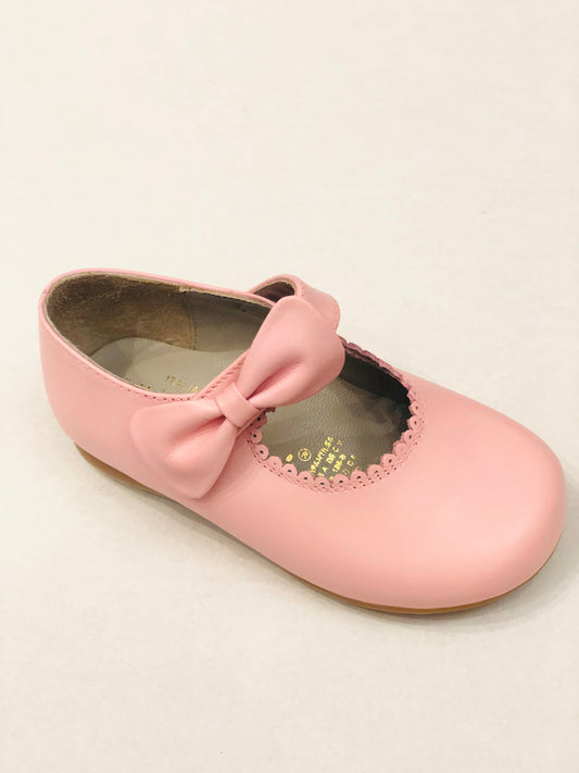 Zapato rosa con moño - Ceremonias Anny