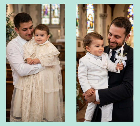Traje de bautizo o ropón de bautizo para niño: ¿cuál elegir?