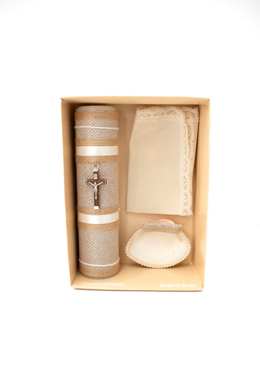 KIT DE VELA BAUTIZO leilani