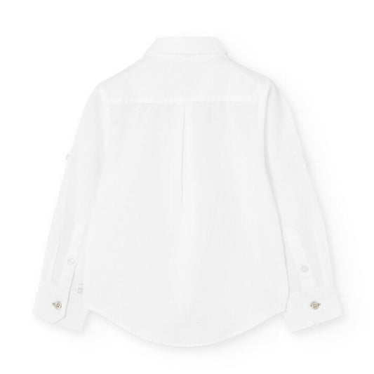 BOBOLI Camisa de lino para niño 731034 - Ceremonias Anny