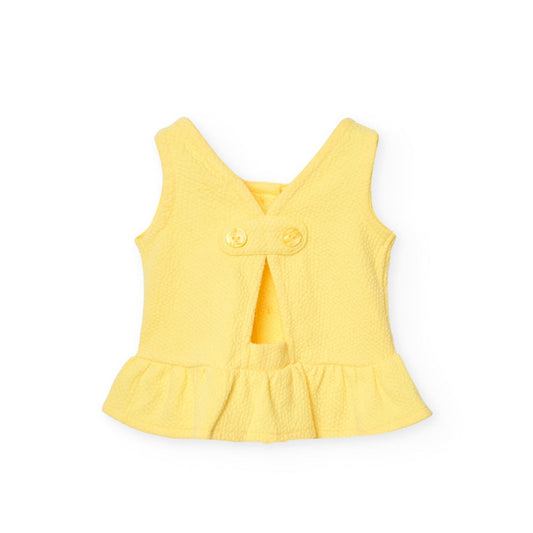 BOBOLI Conjunto amarillo para niña 211138 - Ceremonias Anny