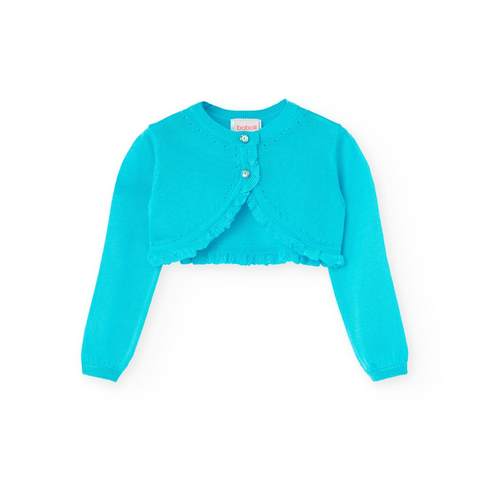 BOBOLI Conjunto de vestido y torera para niña 701312 - Ceremonias Anny