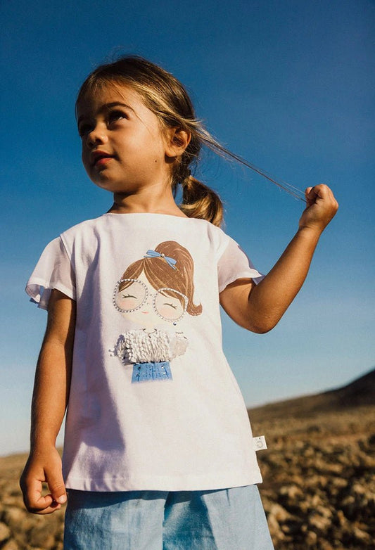 BOBOLI Playera para niña 701109 - Ceremonias Anny