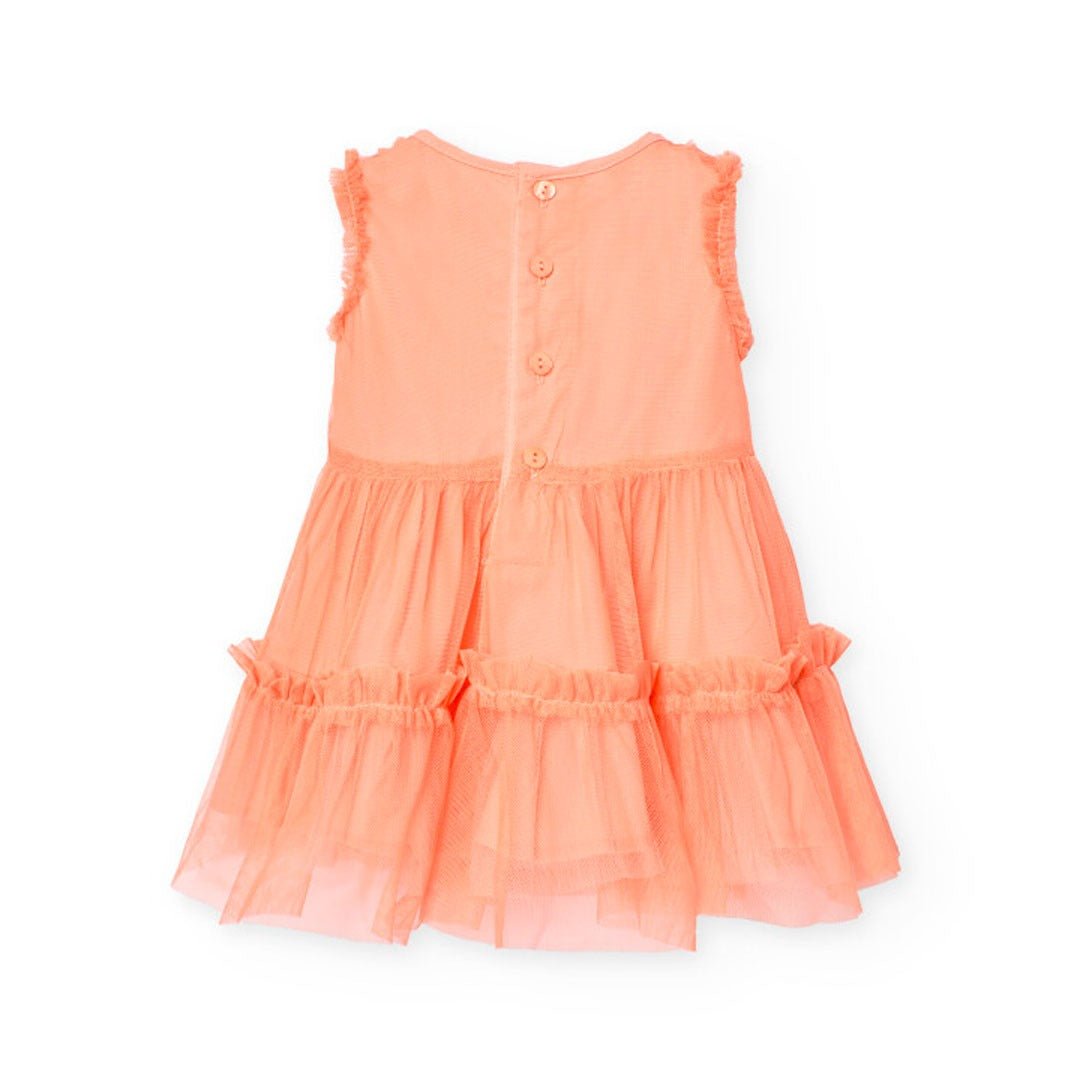 BOBOLI Vestido de tul para niña 701200 - Ceremonias Anny