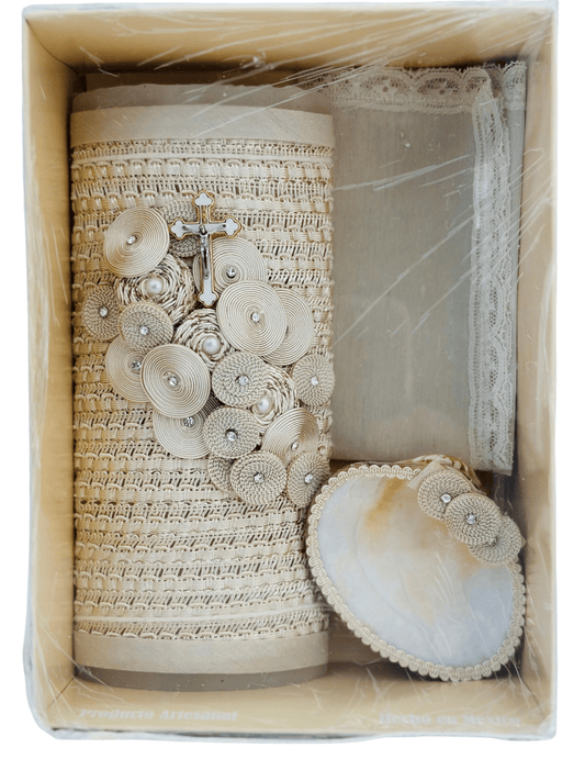 KIT DE VELA BAUTIZO Alba - Ceremonias Anny