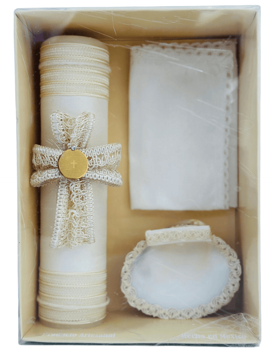 KIT DE VELA BAUTIZO Dios - Ceremonias Anny