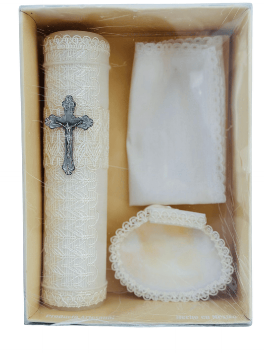 KIT DE VELA BAUTIZO Gloria - Ceremonias Anny