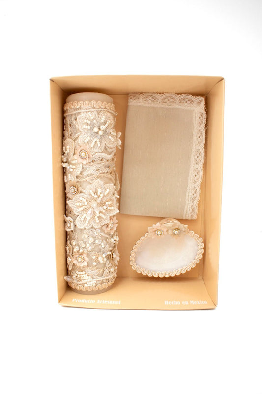 KIT DE VELA BAUTIZO Poppy - Ceremonias Anny