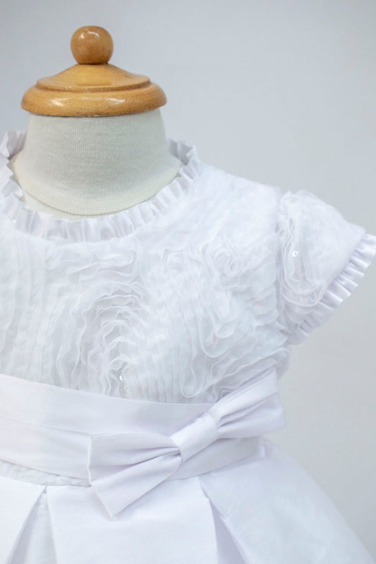 Vestido bautizo Blanca