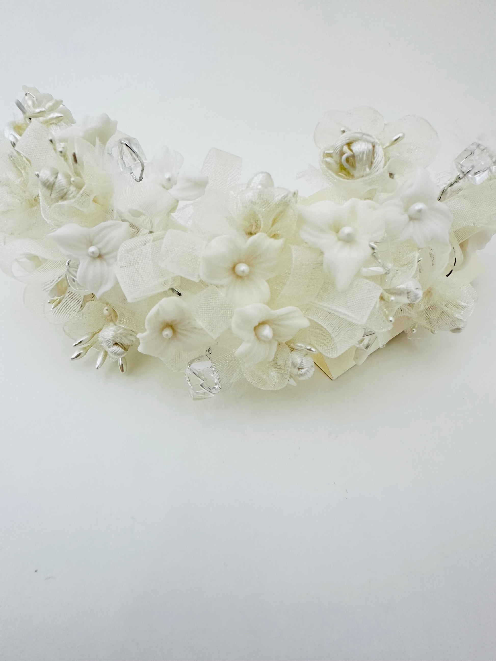 Tocado Hortensia - Ceremonias Anny