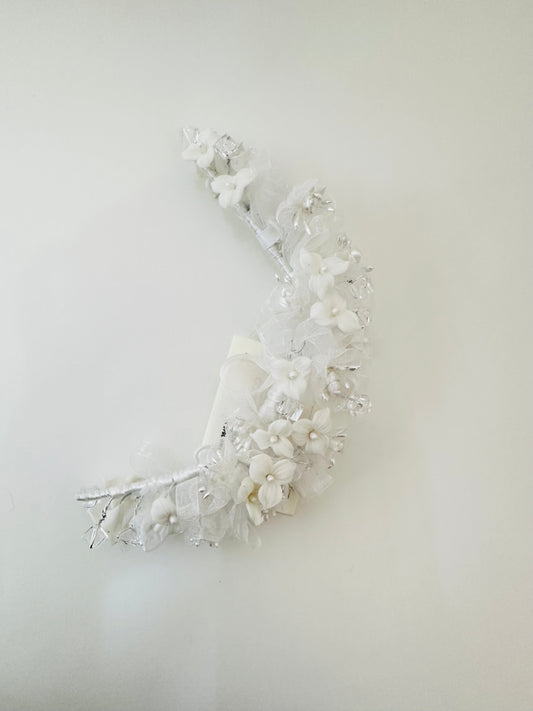 Tocado Lirio - Ceremonias Anny