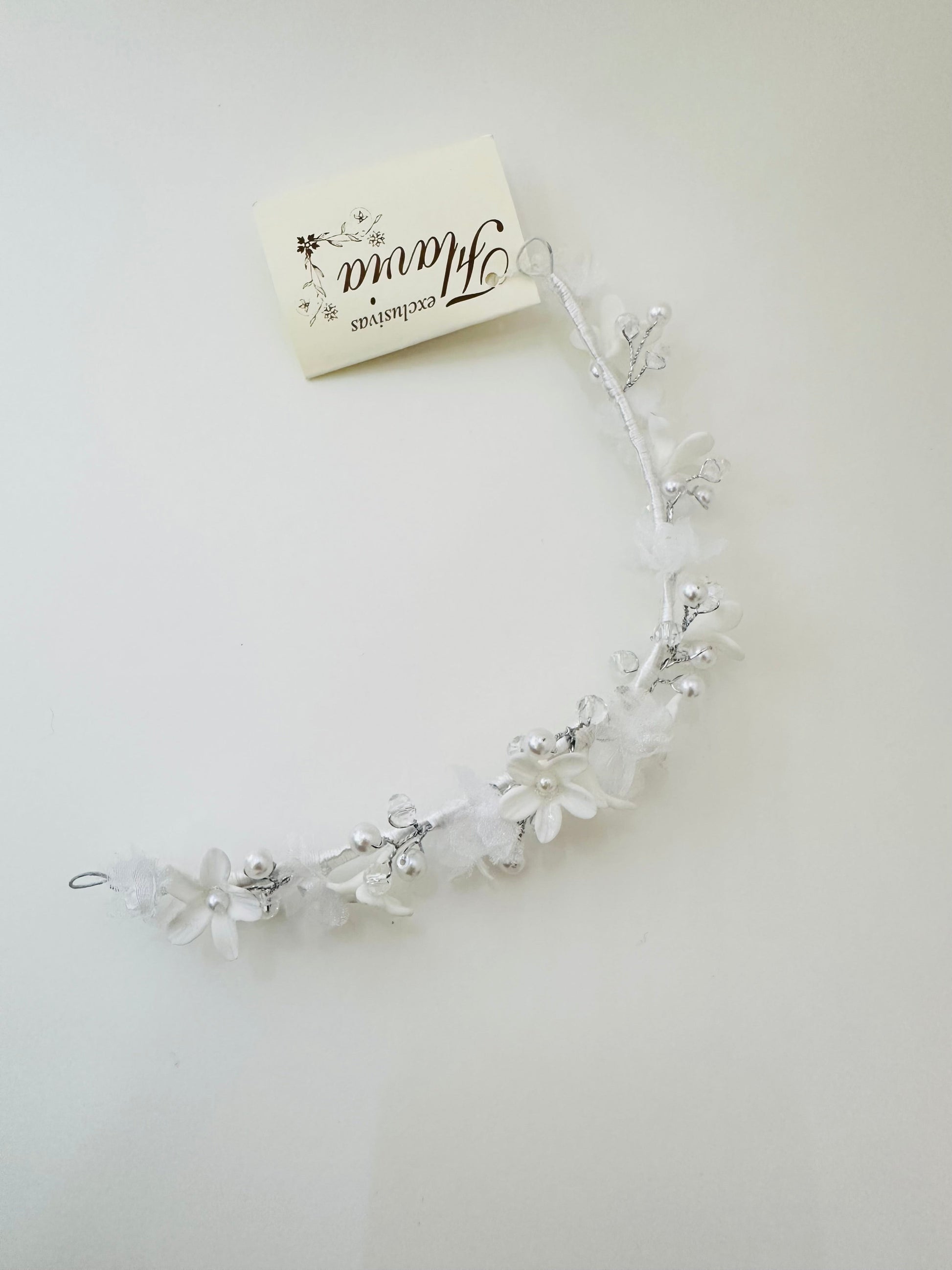 Tocado Peonia - Ceremonias Anny