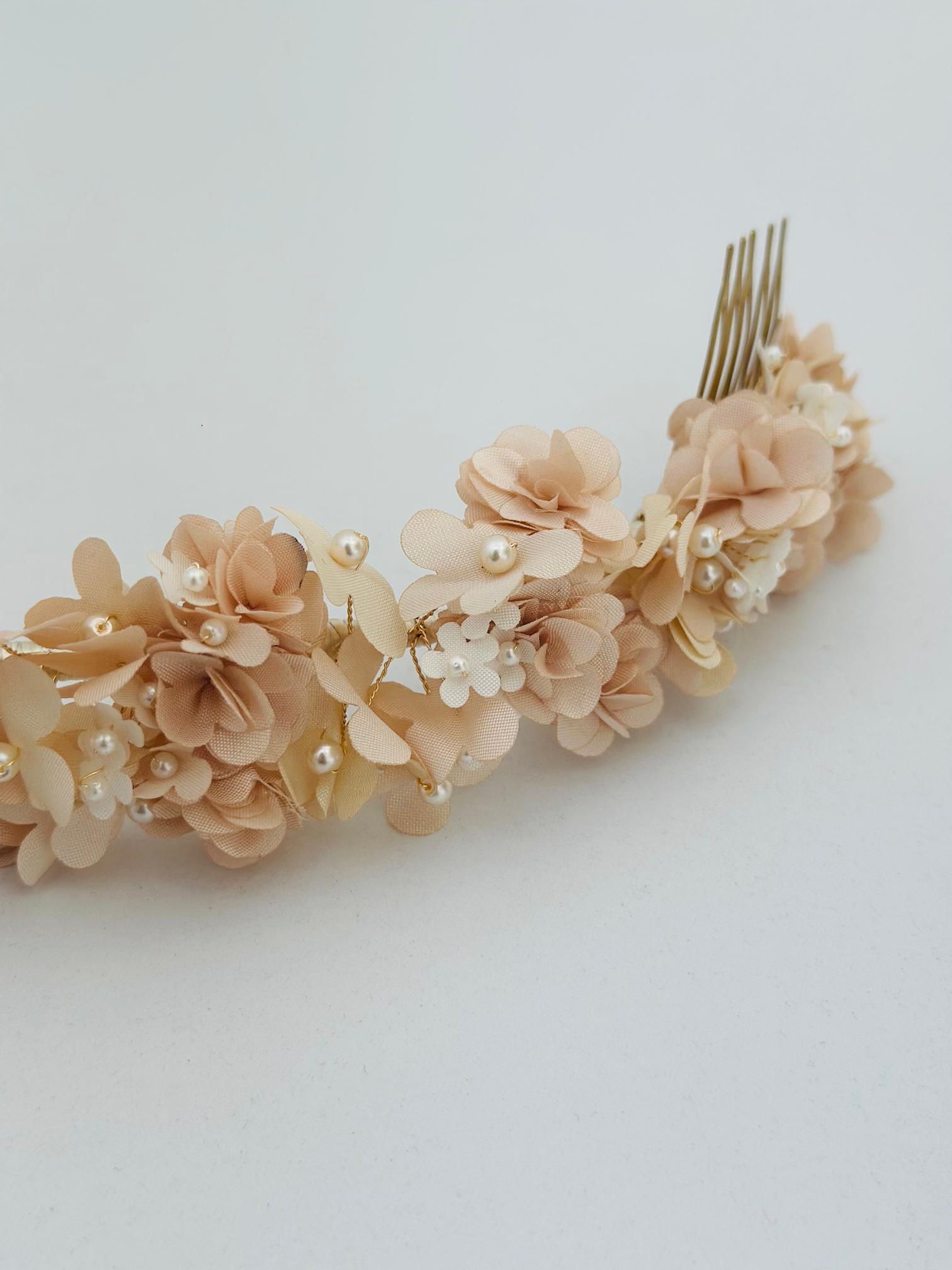 Tocado Rosita - Ceremonias Anny