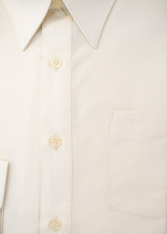 Camisa Oscar de la Renta Hueso