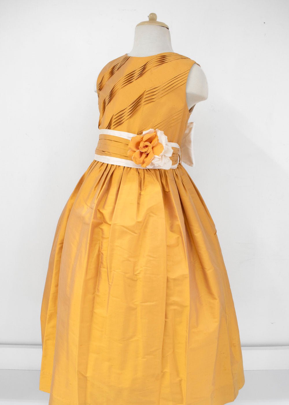 Vestido Niña Oro - Ceremonias Anny