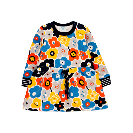 Vestido de flores con mallas 205052