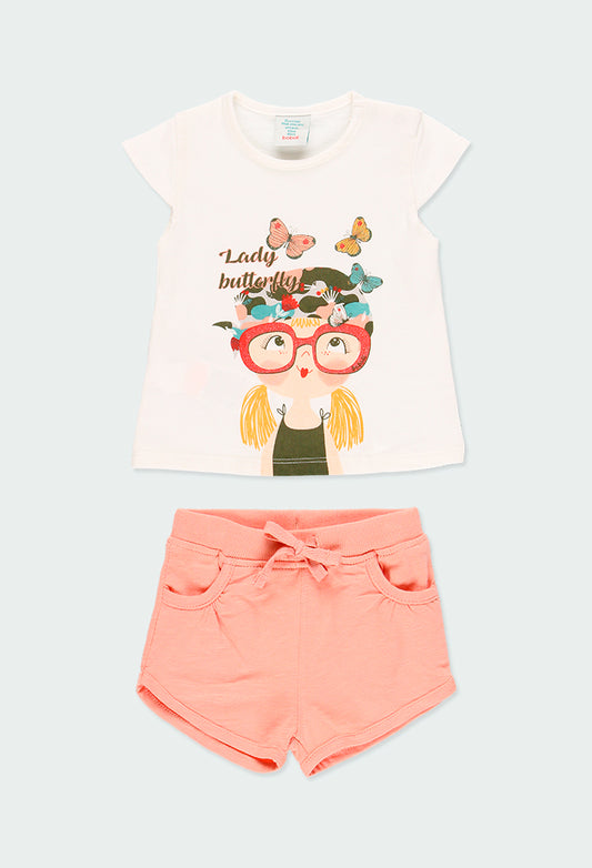 Conjunto de short para niña 234122