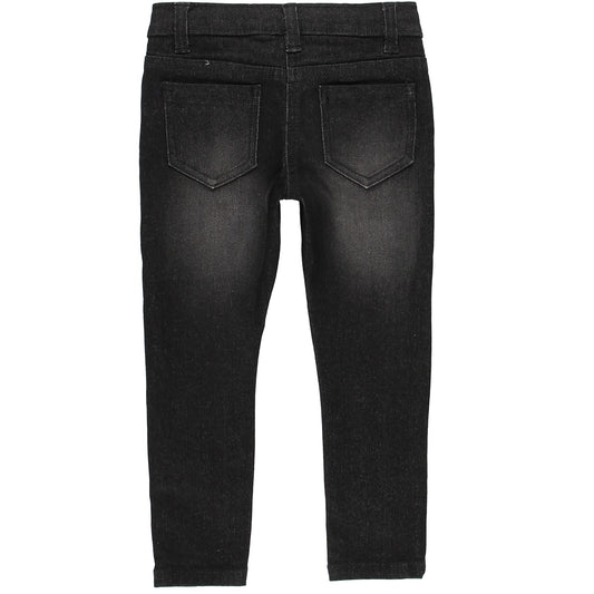 Jeans negro niña 49003