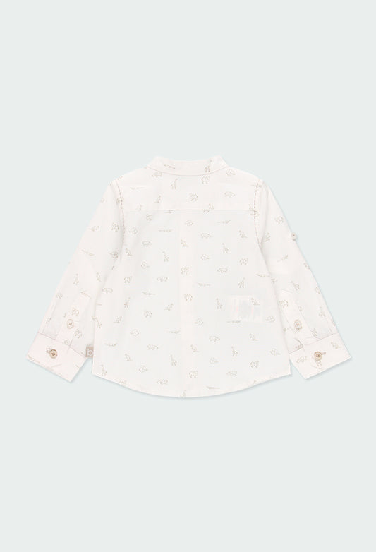 Traje de niño con short beige 714035