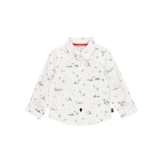 Conjunto camisa blanca Boboli 715182