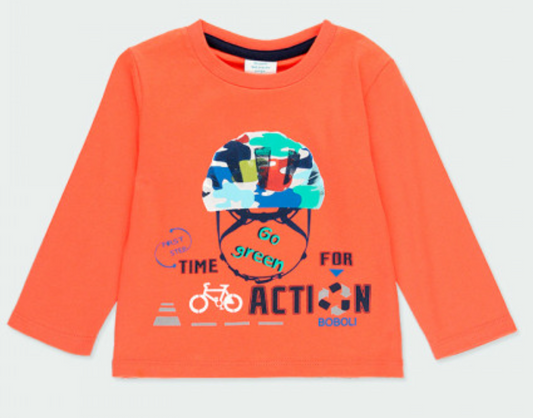 Playera manga larga niño 313030