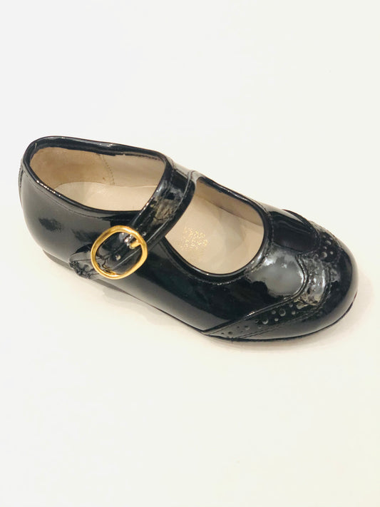 Zapato negro charol 464
