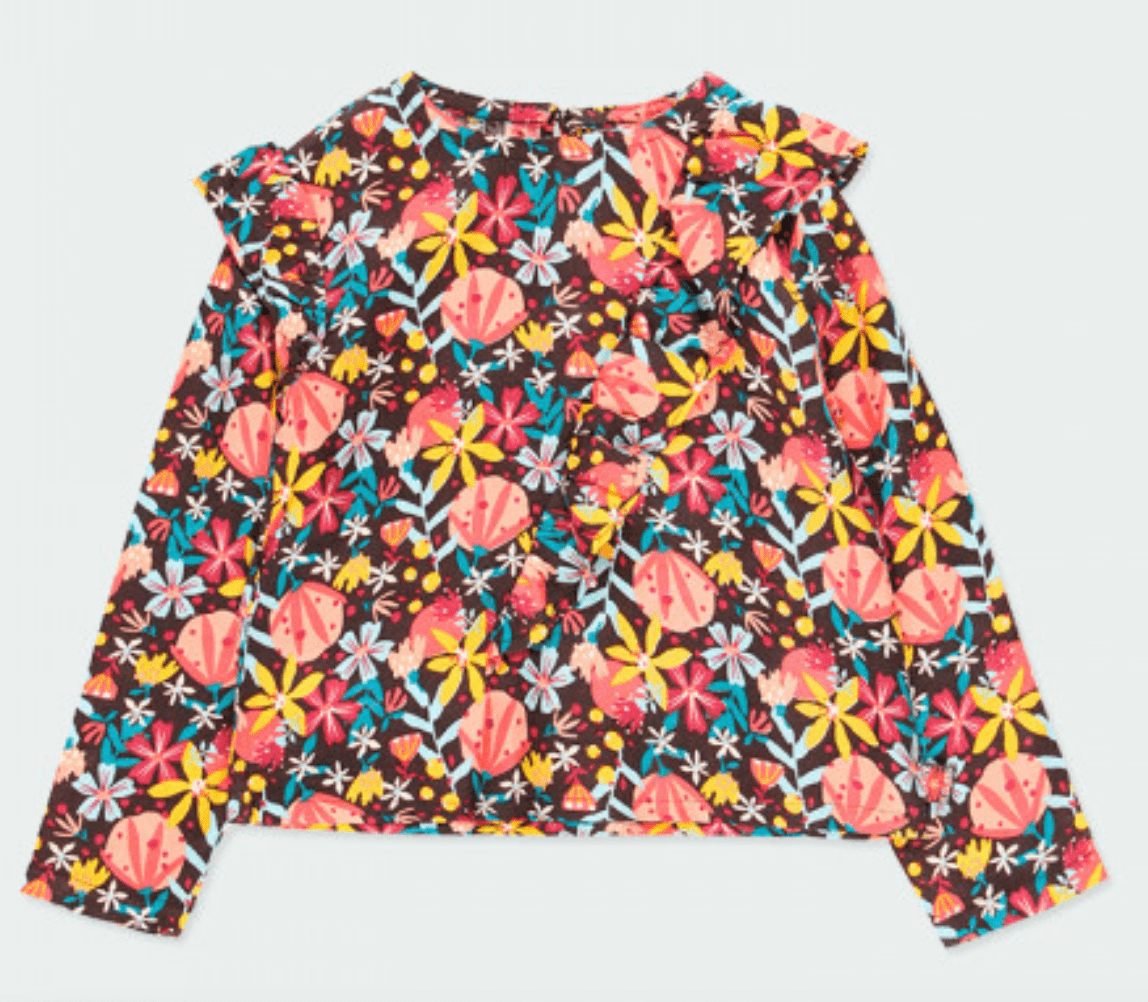 Blusa con flores 413020 - Ceremonias Anny