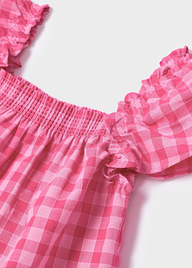 Blusa de niña a cuadros 3134 - Ceremonias Anny