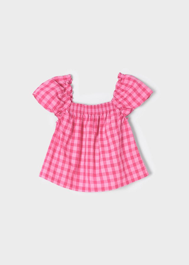Blusa de niña a cuadros 3134 - Ceremonias Anny