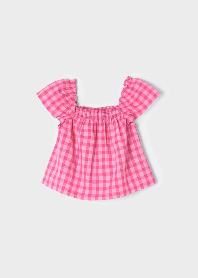 Blusa de niña a cuadros 3134 - Ceremonias Anny