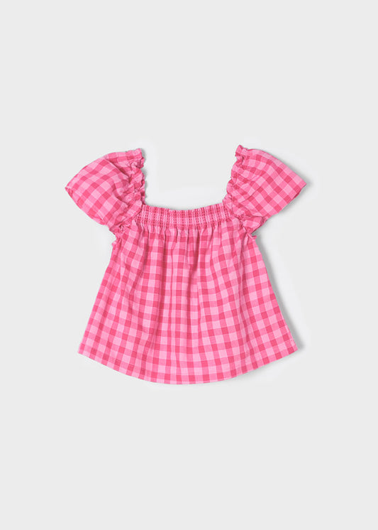 Blusa de niña a cuadros 3134
