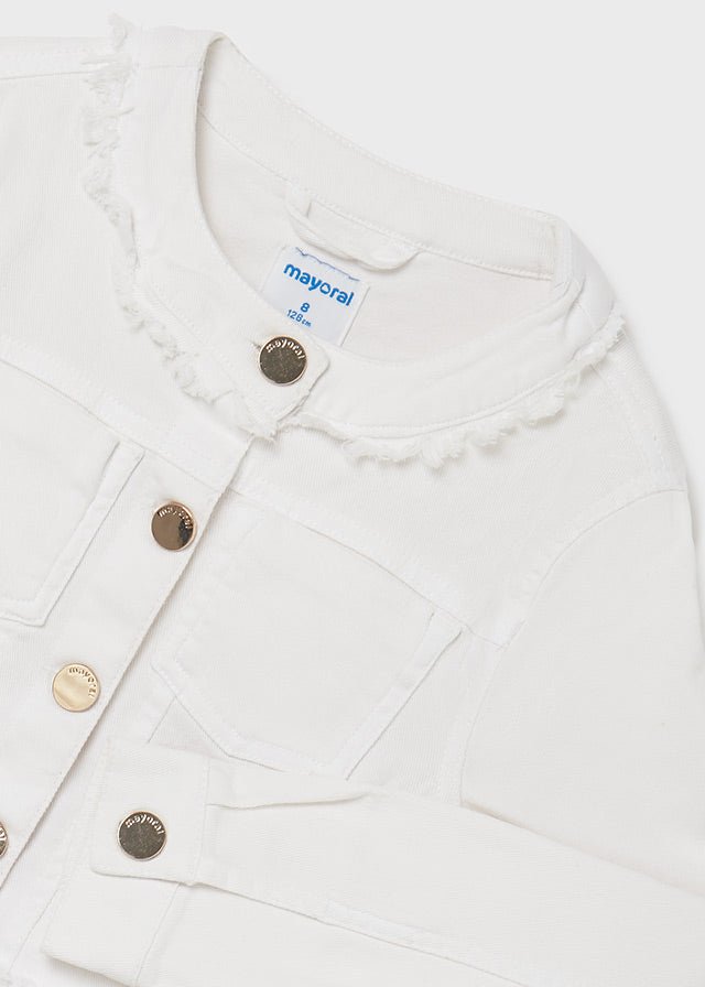 Chamarra blanca 6433 - Ceremonias Anny