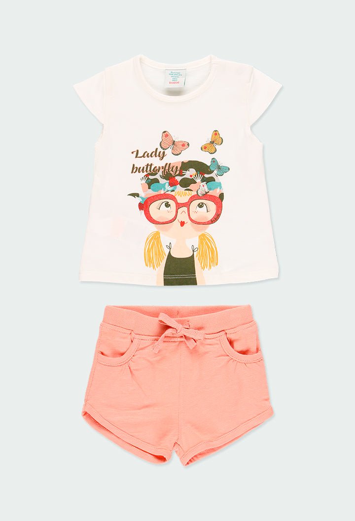 Conjunto de short para niña 234122 - Ceremonias Anny