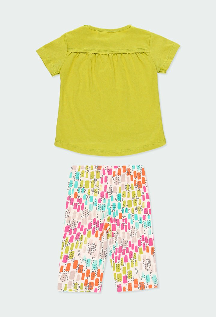 Conjunto Leggins flores colores 244112 - Ceremonias Anny