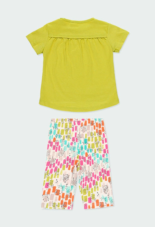 Conjunto Leggins flores colores 244112 - Ceremonias Anny