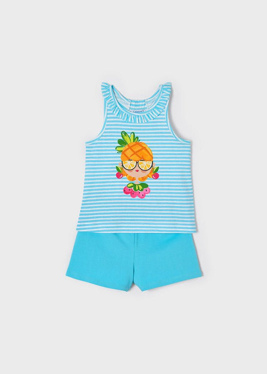 Conjunto short de niña 3284 - Ceremonias Anny