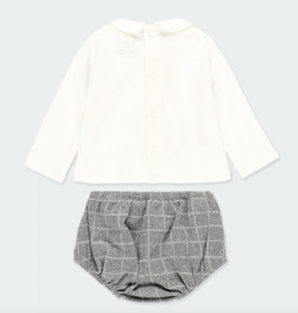 Playera con short tipo calzón 103161 - Ceremonias Anny