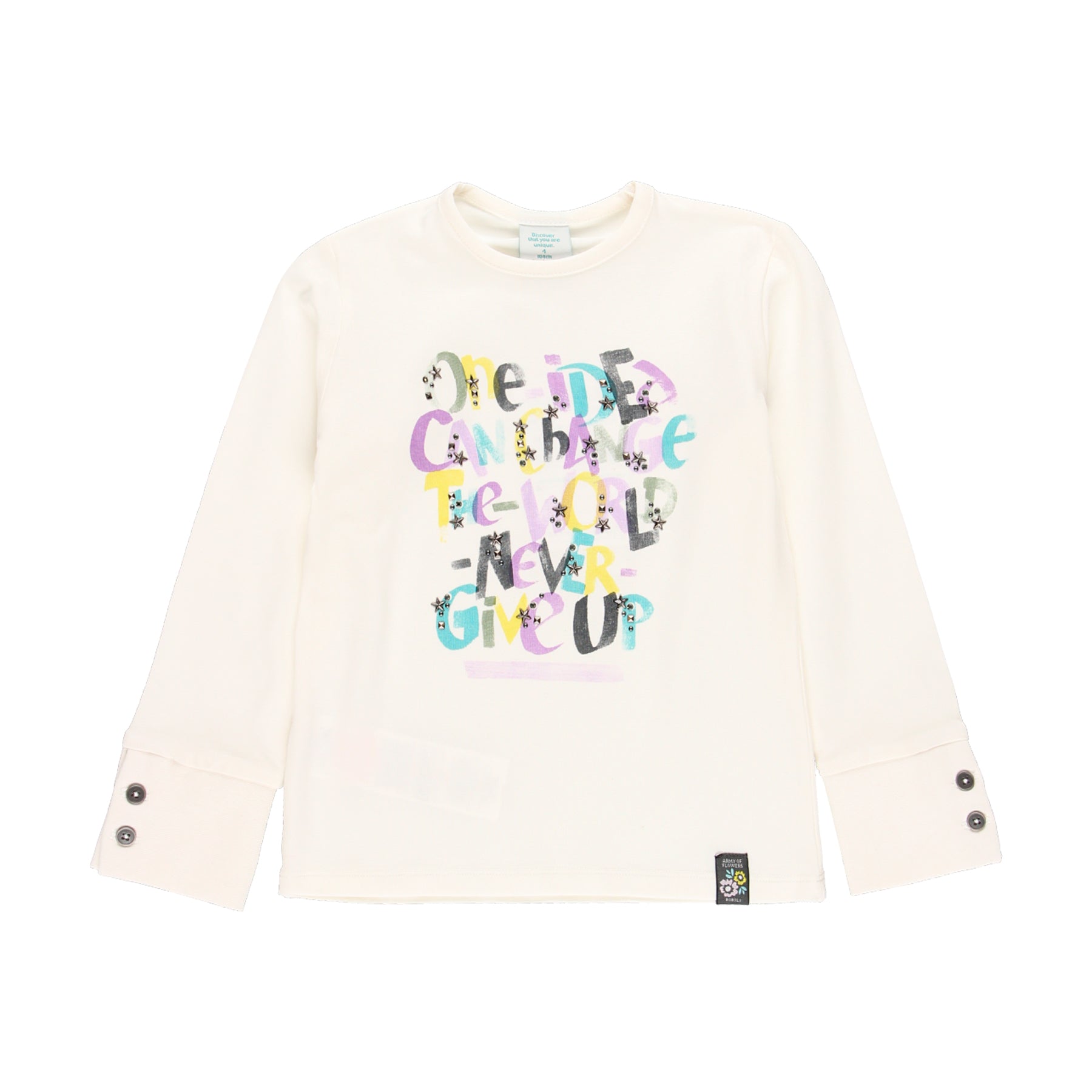 Playera manga larga niña 425191 - Ceremonias Anny