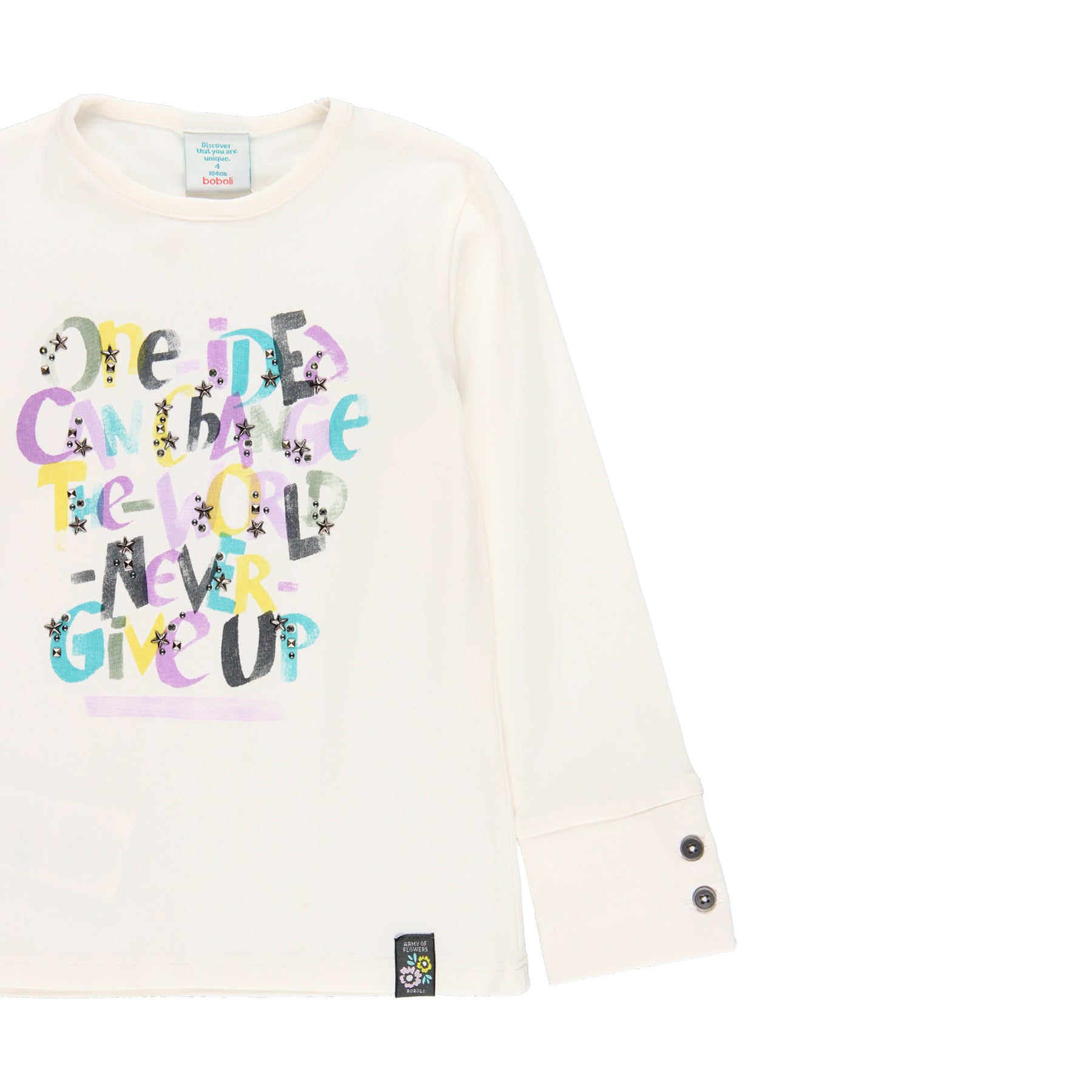 Playera manga larga niña 425191 - Ceremonias Anny