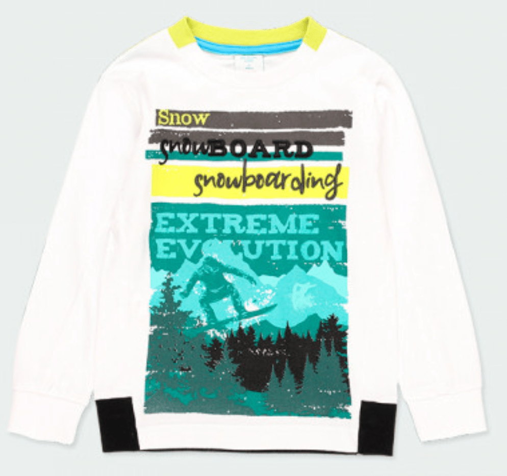 Playera manga larga niño 513021 - Ceremonias Anny